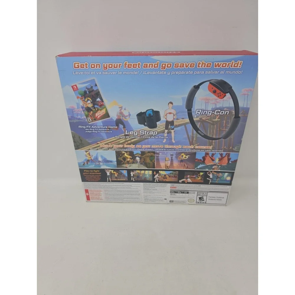 Ring Fit Adventure Nintendo Switch Game & Ring-Con Controller No Leg Strap